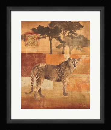 Framed Animals on Safari III Print