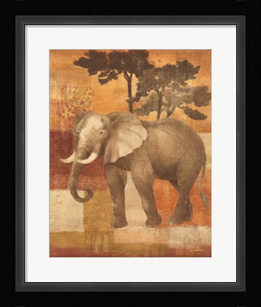 Framed Animals on Safari IV Print
