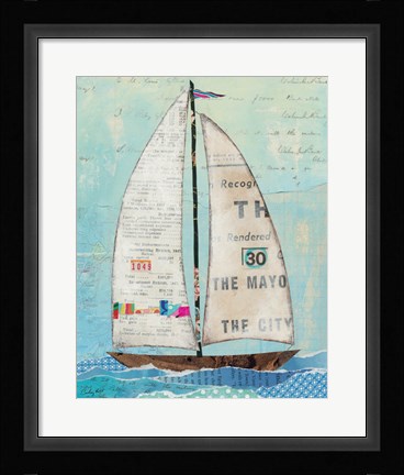 Framed At the Regatta III Print