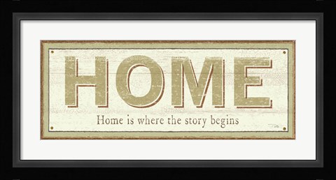 Framed Home Print