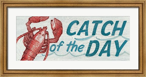 Framed Catch of the Day Print