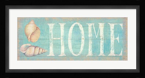 Framed Pastel Home Print