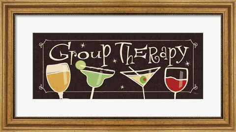 Framed Group Therapy II Print