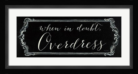 Framed Overdress Print