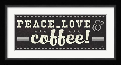 Framed Coffee Lovers IV Print