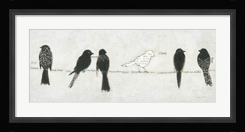 Framed Catching Up I Print