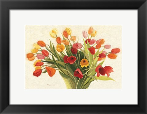 Framed Spring Tulips Print