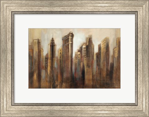 Framed Flatiron Skyline Print