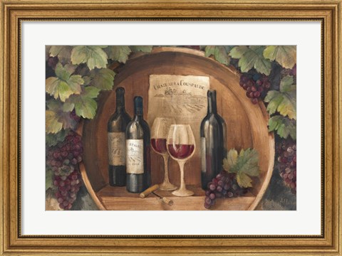 Framed At the Winery Print
