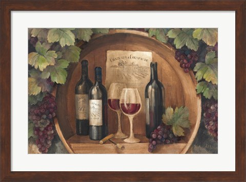 Framed At the Winery Print