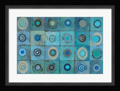 Framed Underwater Mosaic Print