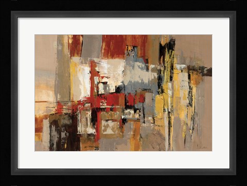 Framed Melody for Guitar and Sax Print