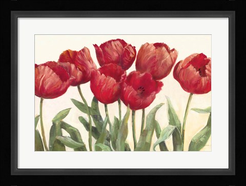 Framed Ruby Tulips Print
