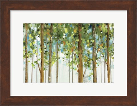 Framed Forest Study I Crop Print