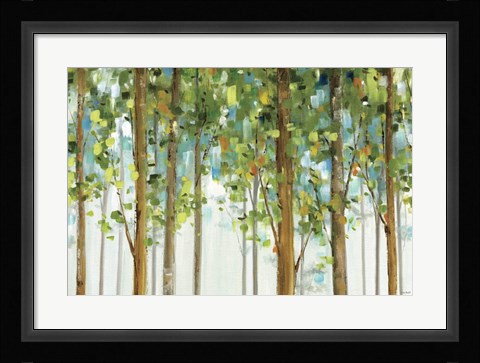 Framed Forest Study I Crop Print