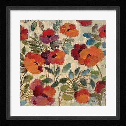 Framed Garden in August Print