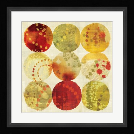 Framed Raindots Print