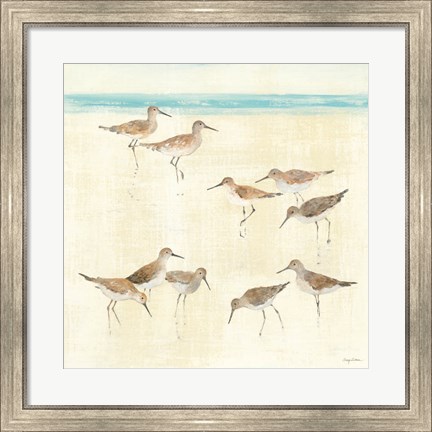 Framed Sandpipers Print