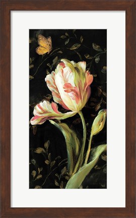 Framed Jardin Paris Florals II Print