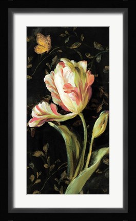 Framed Jardin Paris Florals II Print