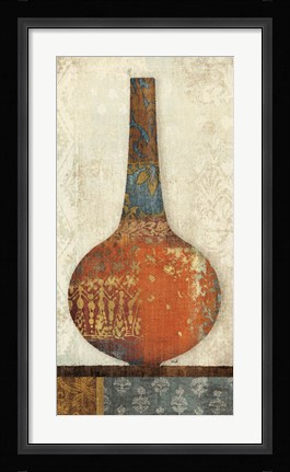 Framed Indian Vessels I Print