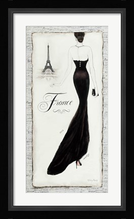 Framed Elegance I Print
