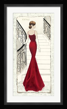 Framed La Belle Rouge Print
