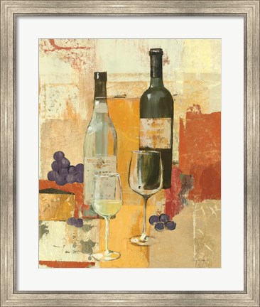 Framed Contemporary Wine Tasting II Print