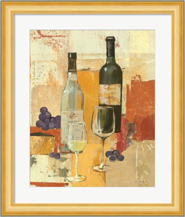 Framed Contemporary Wine Tasting II Print