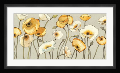 Framed Jaune Gris I Print