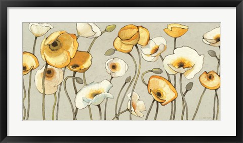 Framed Jaune Gris I Print