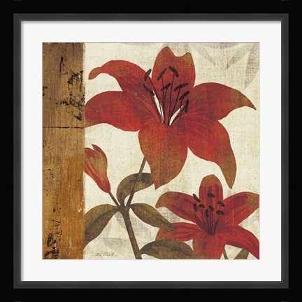 Framed Floral Harmony II Print