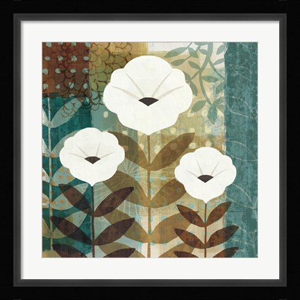 Framed Floral Dream I Wag Print