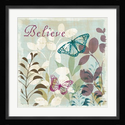 Framed Be Leaves Spice II Print