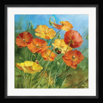 Framed Summer Field IV Print