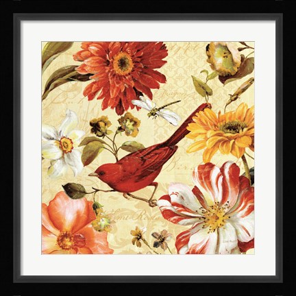 Framed Rainbow Garden Spice III Print