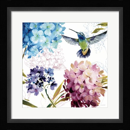 Framed Spring Nectar Square III Print