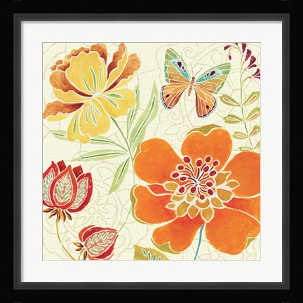 Framed Spice Bouquet II Print