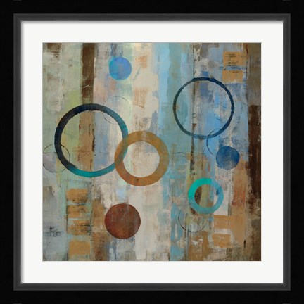 Framed Bubble Graffiti II Print