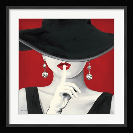 Framed Haute Chapeau Rouge I Print