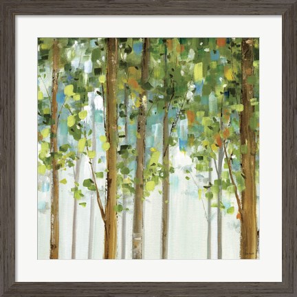 Framed Forest Study II Print