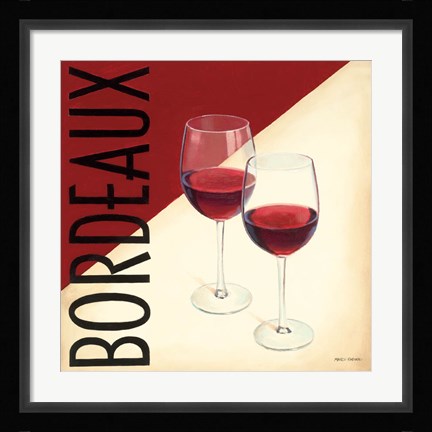 Framed Vin Moderne III Print