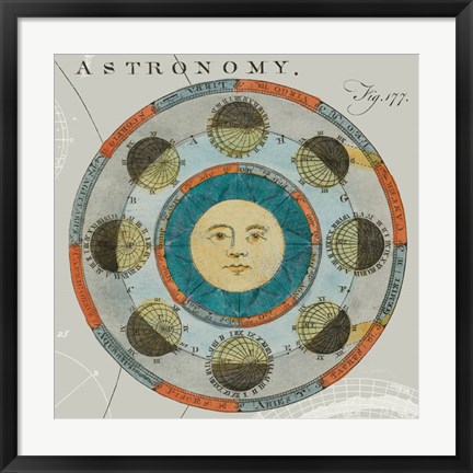 Framed Lunar Calendar Print