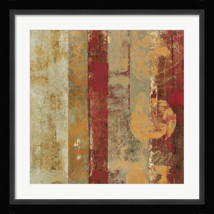 Framed Caribbean Sunrise Square II Print