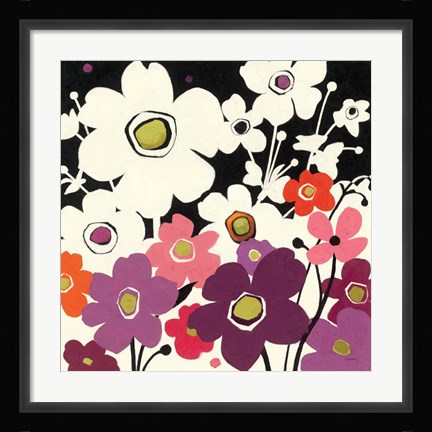 Framed Flower Power II Print