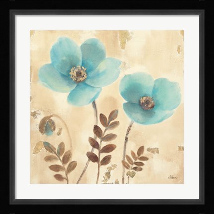 Framed Poppies Three I Print