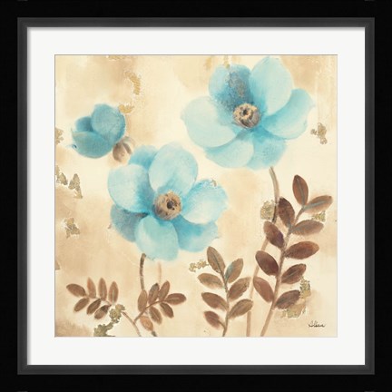 Framed Poppies Three II Print