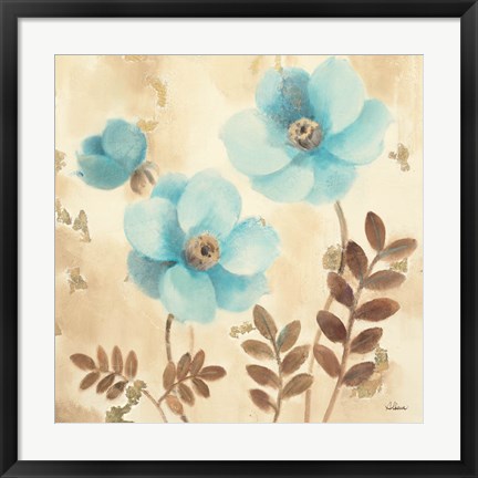 Framed Poppies Three II Print