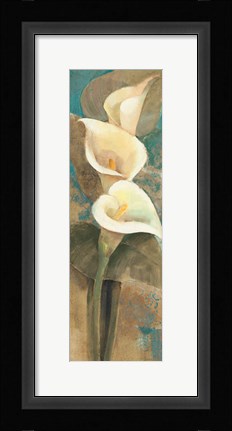 Framed Calla Lily Trio Panel Print