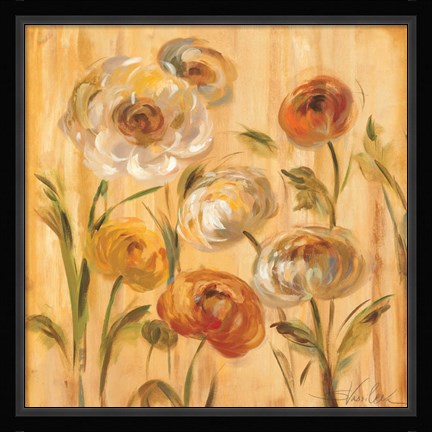 Framed Sunshine Mums I Print